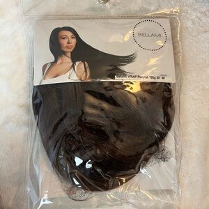 BELLAMI Brown Long Straight Hair Extensions